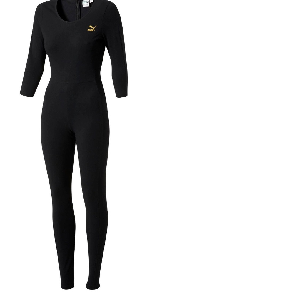 🔥sale🔥 NEW Puma Jumpsuit Black-gold Gliter